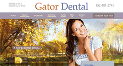 Desktop Screenshot of gatordental.com